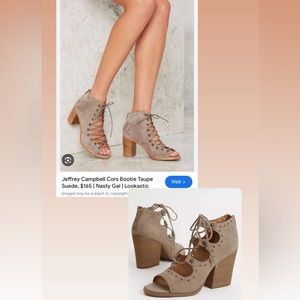 LAST PAIR! Buckle Suede Lace Up Heeled Summer Sandals